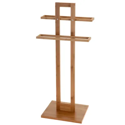 Obrázek produktu pro Bambusový držák na ručníky 85 cm