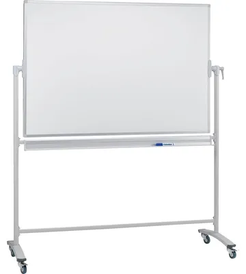 Produktbild von Stativdrehtafel Whiteboard Stahl 150x120cm