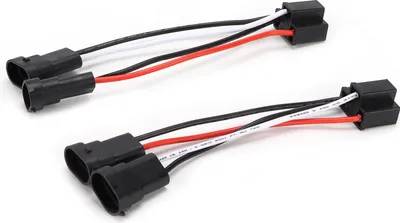 Produktbild von 2pcs H4 9003 zum H11 -Umwandlungsdrahtgabelessadapter für Auto -Scheinwerfer -Nebellicht 12V -24V