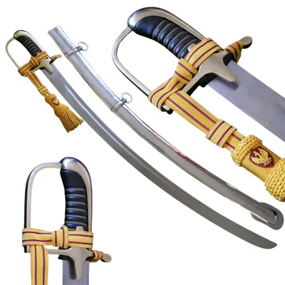 Immagine prodotto di Figura di ufficiale polacco WZ 1921 con fodero e pomello – Decorazione storica, regalo Premium 97 cm