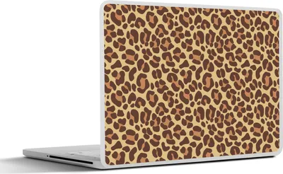 Produktbild von MuchoWow® Laptop Aufkleber Sticker Cover Muster - Leopard - Pelz 30x22 cm - Laptop-Sticker