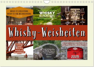 Produktbild von Whisky-Weisheiten (Wandkalender 2025 DIN A4 quer), CALVENDO Monatskalender