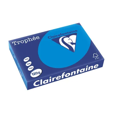 Obrázok produktu pre Clairalfa Universal-Papier Troph‚e A4, 120 g/qm, karibikblau