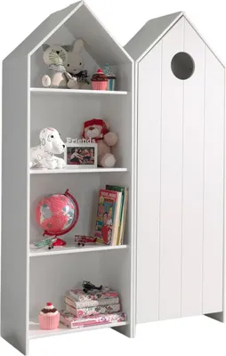 Produktbild von Regalschrank Set Kania Standregal MDF+Holzwerkstoff Weiß /Weiß
