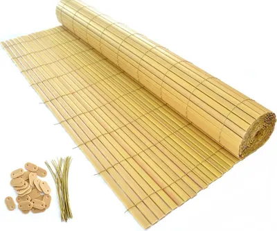 Produktbild von DIXIE STORE PVC Sichtschutzmatte Balkonverkleidung - 1 x 5 m - Bambus