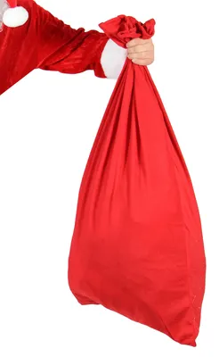 Produktbild von roter XXL Nikolaussack Sack für Geschenke, Größe 100x60cm