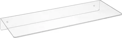 Produktbild von Wandregal aus Acrylglas 400mm Breit, 150mm Tief - Zeigis® / Regal / Acryl / Board / Wandboard / Wandmontage / transparent