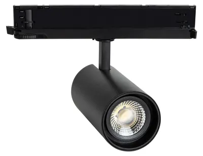 Produktbild von 3-Phasenstromschiene LED-Strahler 30W Fasano Dimmbar DALI Schwarz 3200K Warmweiß