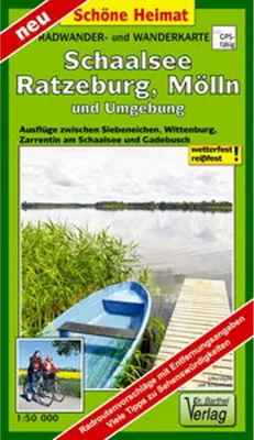 Obrázok produktu pre Cyklistická a turistická mapa Schaalsee, Ratzeburg, Mölln a okolie