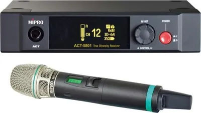 Immagine prodotto di Mipro ACT-5801 Ricevitore a 1 canale con trasmettitore portatile