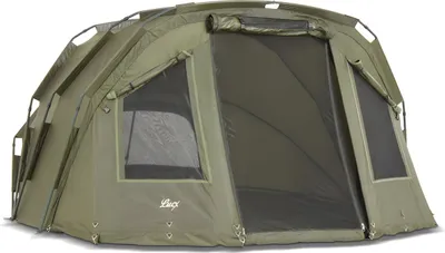 Produktbild von Lucx Tiger Bivvy Angelzelt für 1–3 Mann – wasserdichtes Karpfenzelt mit herausnehmbarer Bodenplane, 10.000 mm Wassersäule