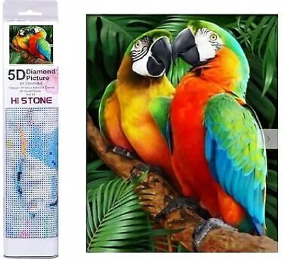 Image de Norimpex Diamant Peinture Perroquets 30x40cm