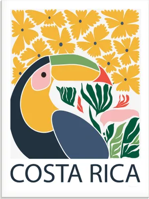 Produktbild von ARTland Glasbild Costa Rica Größe: 60x80 cm