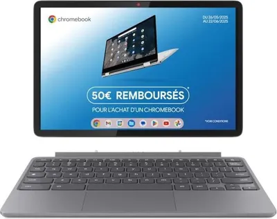 Produktbild von Lenovo Chromebook Duet 11M889, MediaTek, 2,6 GHz, 27,8 cm (10.9"), 1920 x 1200 Pixel, 8 GB, 128 GB