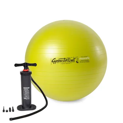 Produktbild von Original Pezzi® Gymnastikball MAXAFE m. Standpumpe - apfelgrün