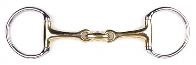 Produktbild von Olivenkopfgebiss Argentan Gebiss QHP doppelt gebrochen Größe - 13,5cm