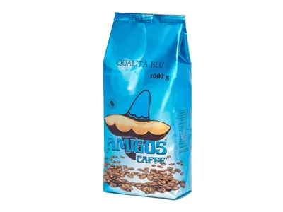 Zdjęcie produktu dla Amigos Caffé Qualitá Blu, ziarnista kawa, 1 kg