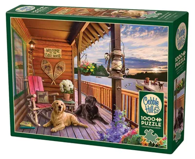 Produktbild von COBBLE HILL Puzzle Willkommen im Seehaus 1000 Teile