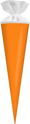 Produktbild von Goldbuch Bastelschultüte mit Filzverschluss Neonorange 19x70 cm