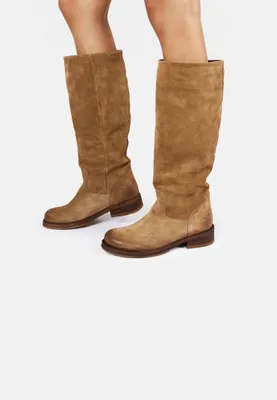 Produktbild von Stiefel aus Leder im Vintage-Look Modell Cooper A712 mit rutschfester Sohle