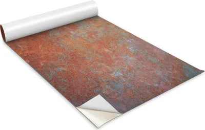 Produktbild von Selbstklebende Möbelfolie - Dekorationsfolie - Tischmöbel - Zuschneidbar - Thema Altes Blech - 100 x 50 cm