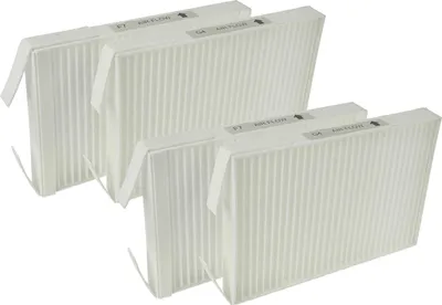 Produktbild von vhbw Filterset Ersatz für Wernig 527005400 für Lüftungsgerät - Luftfilter G4 / F7 (4 Stück), 18 x 12 x 4 cm, Weiß