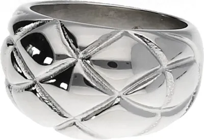Produktbild von Ring Jacques Charrel topmodern mit struckturierter Oberfläche, Edelstahl Silber 58