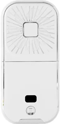 Obrázok produktu pre Skladací prenosný ventilátor, 3000 mAh, biely, držiak na telefón, miniventilátor.