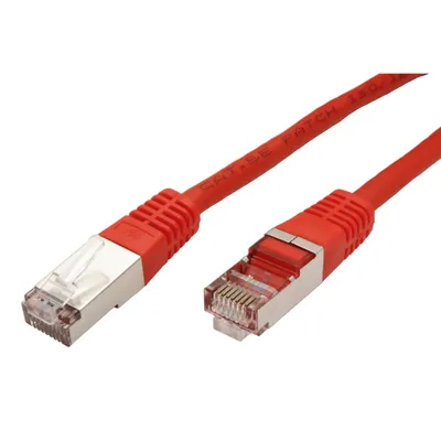Obrázek produktu pro ROLINE 21.15.0351, 3 m, Cat5e, SF/UTP (S-FTP), RJ-45, RJ-45, Červená