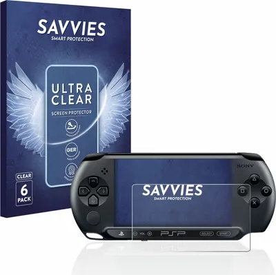Produktbild von 6x Für Sony PSP 1004 Schutzfolie Savvies Displayschutz Display Schutz Folie Klar Transparent