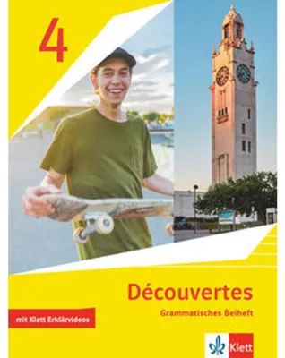 Produktbild von Découvertes 4. Ausgabe 1. oder 2. Fremdsprache: Grammatisches Beiheft mit Klett Erklärvideos 4. Lernjahr (Découvertes. Ausgabe 1. oder 2. Fremdsprache