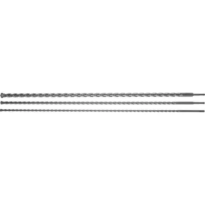 Obrázok produktu pre Sada 3 ks betónu, SDS-plus, 12 mm, 14 mm, 24 mm, dĺžka 1000 mm, Connex