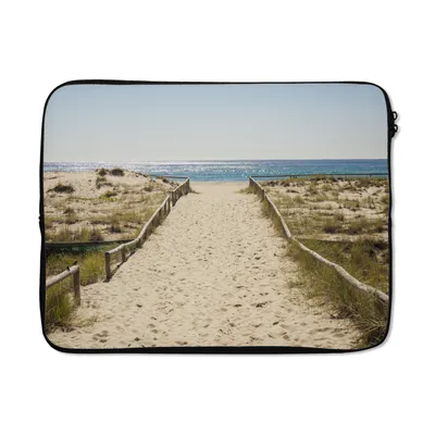 Produktbild von MuchoWow® Laptop Hülle 15 Zoll Meer - Sand - Australien Laptoptasche - Laptoptasche - Sleeve - Rundum-Schutz