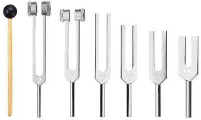 Image de Kit de baguettes Chakra - Ces baguettes sont idéales pour la guérison, l'acupuncture, la thérapie par les sons et pour atteindre une harmonie parfaite entre l'esprit, le corps et l'âme - Argent 128+256+512+1024+2048+4096+noir