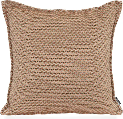 Produktbild von H.O.C.K. Linocea Outdoor Kissen 50x50cm orange mit Biese col. 402470