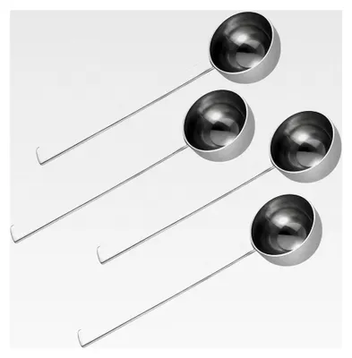 Produktbild von 4 Kaffeelöffel aus Edelstahl, Messlöffel zum Portionieren, Kaffeelöffel für präzises Dosieren von Kaffee, Tee und Gewürzen
