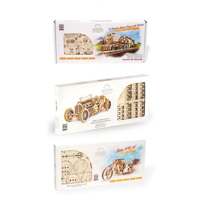 Produktbild von 3 3D Holzmodelle - Transport