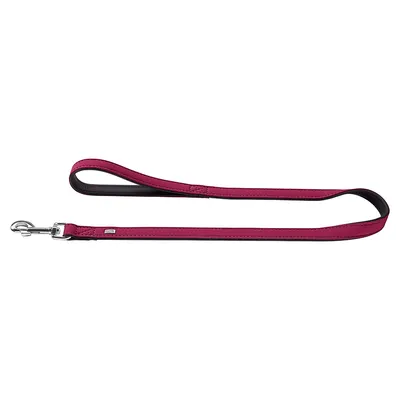 Produktbild von Hunter Führleine Softie himbeer/schwarz 20/100