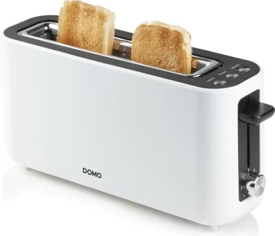 Obrázek produktu pro Topinkovač na 2 topinky - bílý - DOMO DO962T
