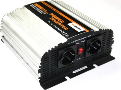 Produktbild von Spannungswandler 24V 230V Silber Mod. Sinus Wechselrichter: 1000 W