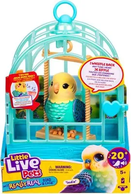 Produktbild von Invento|Little Live Pets|Moose Toys Moose Toys LITTLE LIVE PETS MY REALLY REAL S2 BIRD & CAGE INDIE