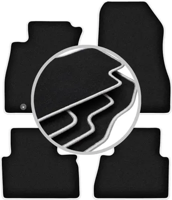 Image de Tapis de sol CARLUX-SILVER pour : Nissan Juke F15 Crossover (2010-2017)