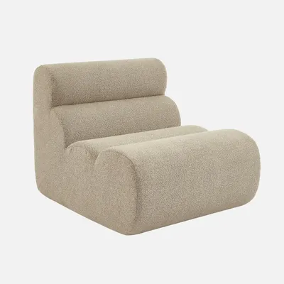 Immagine prodotto di Poltrona bouclé testurizzata, Beige