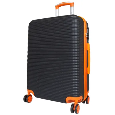 Produktbild von ABS Citykoffer Santorin - Größe M : schwarz-orange Farbe: schwarz-orange