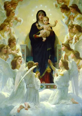 Obrázok produktu pre ENJOY Puzzle William Bouguereau: Panna a anjel 1000 dielikov