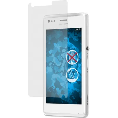 Produktbild von 2er-Pack PhoneNatic Displayschutzfolien matt  kompatibel mit Sony Xperia M