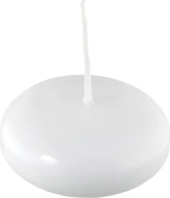 Produktbild von Schwimmkerzen Weiß 24 x Ø 60 mm, 20 Stück