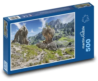 Obrázek produktu pro Puzzle 500 Skalnaté horské panorama - martinpuzzle