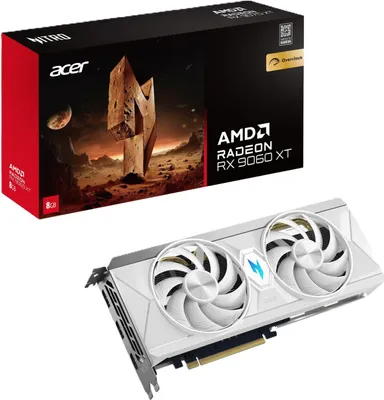 Productafbeelding van Acer Nitro, AMD RX9060 XT OC, 8GB, wit