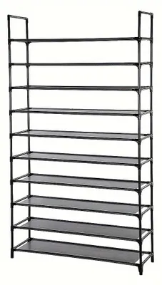 Produktbild von Schuhschrank - Schuhregal - Schuhaufbewahrung - Schuhablage - Schuhpräsentationsfläche - 10 Ebenen